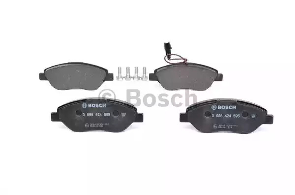 Комплект тормозных колодок BOSCH 0 986 424 595 (BP337, E9 90R - 02A1080/0460, 23 711, 8745D1536)