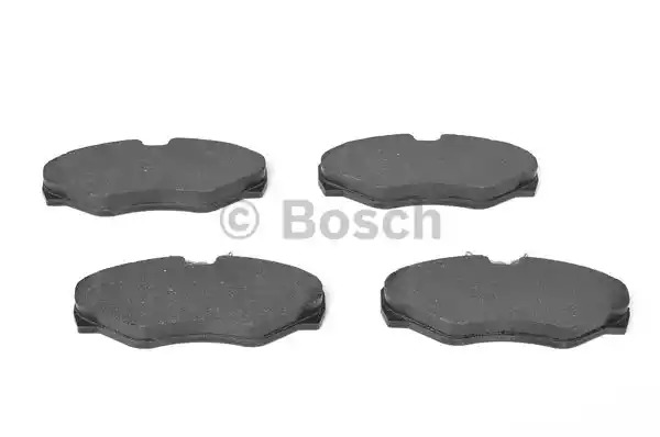 Комплект тормозных колодок BOSCH 0 986 424 636 (BP355, E9 90R - 02A0904/0458, 23248)