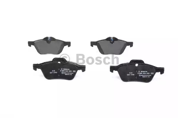 Комплект тормозных колодок BOSCH 0 986 424 652 (BP368, 23281, 7841D939, 90R011199/037)