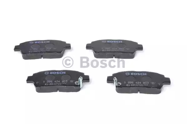 Комплект тормозных колодок BOSCH 0 986 424 803 (BP970, E9 90R-01899/183, 23510)