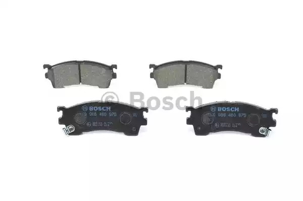 Комплект тормозных колодок BOSCH 0 986 460 975 (BP544, E3 90R-01 0/715, 21755)