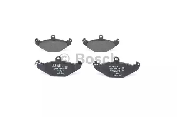 Комплект тормозных колодок BOSCH 0 986 461 148 (BP597, E1-90R011075/1163, 20410)