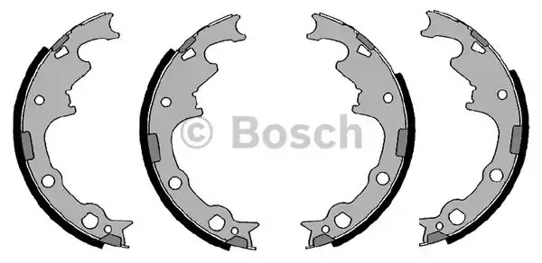 Комлект тормозных накладок BOSCH 0 986 487 396 (BS646, 90R-011300/229)