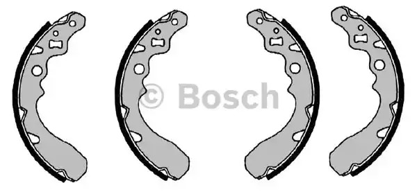 Комлект тормозных накладок BOSCH 0 986 487 504 (BS754, S754)