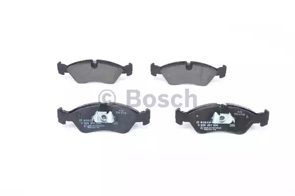 Комплект тормозных колодок BOSCH 0 986 491 900 (BP788, E1 90R - 011075/846, 21 190, 7666D796)