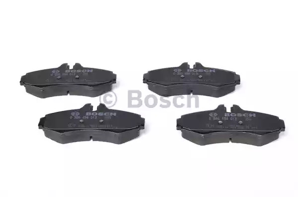 Комплект тормозных колодок BOSCH 0 986 494 013 (BP245, E9 90R-02A1080/1319, 23021)