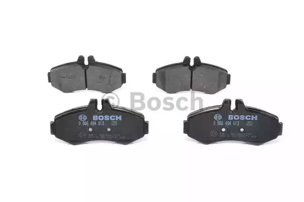 Комплект тормозных колодок BOSCH 0 986 494 013 (BP245, E9 90R-02A1080/1319, 23021)