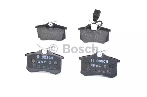 Комплект тормозных колодок BOSCH 0 986 494 025 (BP293, E9 90R-02A1081/0457, 20960)