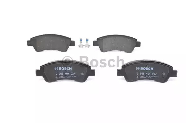 Комплект тормозных колодок BOSCH 0 986 494 027 (BP318, D1213, E13 90R-010224/002, 23 599)