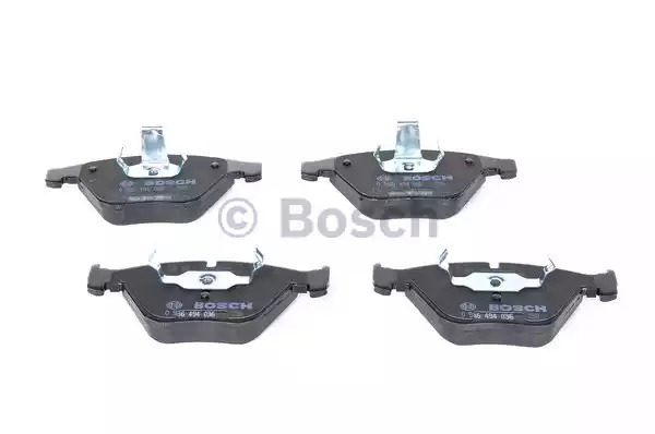 Комплект тормозных колодок BOSCH 0 986 494 036 (BP367, E9 90R - 02A1080/3447, 23 312)