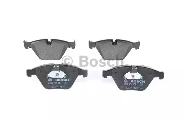 Комплект тормозных колодок BOSCH 0 986 494 036 (BP367, E9 90R - 02A1080/3447, 23 312)