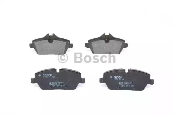 Комплект тормозных колодок BOSCH 0 986 494 120 (BP1030, E1 90R-011200/079, 23915)