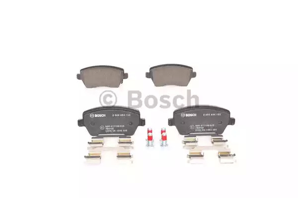 Комплект тормозных колодок BOSCH 0 986 494 160 (BP1071, E1 90R-011199/025, 23973)