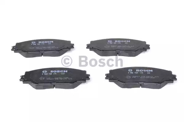 Комплект тормозных колодок BOSCH 0 986 494 174 (BP1085, E9 90R-02A1080/1625, 24337, 8331D121)