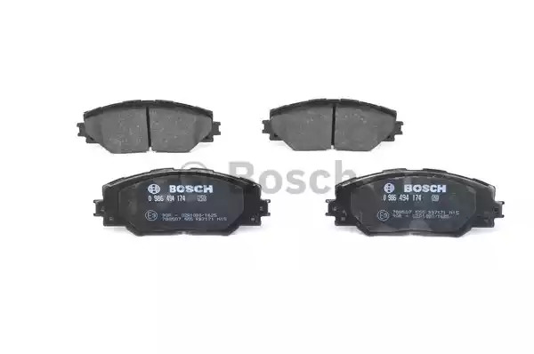 Комплект тормозных колодок BOSCH 0 986 494 174 (BP1085, E9 90R-02A1080/1625, 24337, 8331D121)