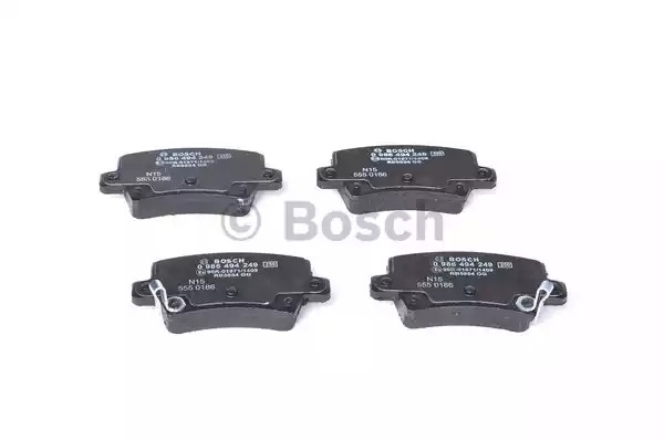 Комплект тормозных колодок BOSCH 0 986 494 249 (BP1121, E9 90R-01871/1409, 24086)