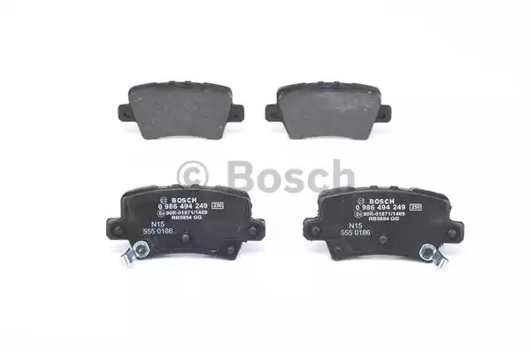 Комплект тормозных колодок BOSCH 0 986 494 249 (BP1121, E9 90R-01871/1409, 24086)