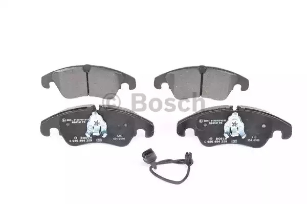 Комплект тормозных колодок BOSCH 0 986 494 259 (BP1131, E1-90R-011075/1312, 24408, 8434D1322)