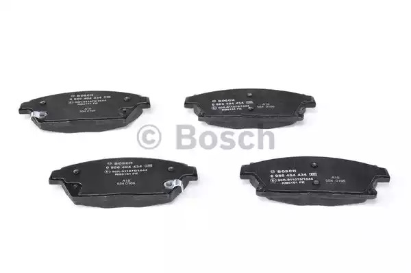 Комплект тормозных колодок BOSCH 0 986 494 434 (BP1356, E1 90R-011075/1644, 25034)