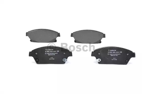 Комплект тормозных колодок BOSCH 0 986 494 434 (BP1356, E1 90R-011075/1644, 25034)