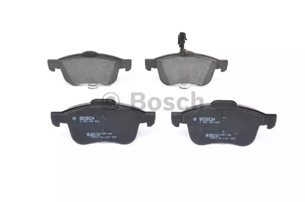 Комплект тормозных колодок BOSCH 0 986 494 453 (BP1376, E1 90R- 011199/146, 24727)