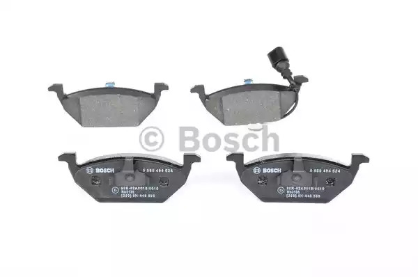 Комплект тормозных колодок BOSCH 0 986 494 524 (BP1445, E1 90R-02A0018/0010, 23130)