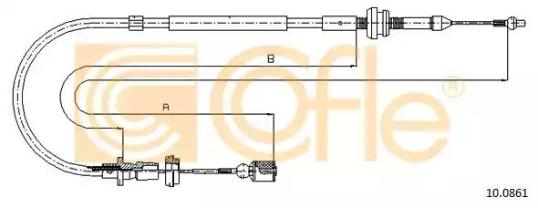 Трос COFLE 10.0861 (92.10.0861)