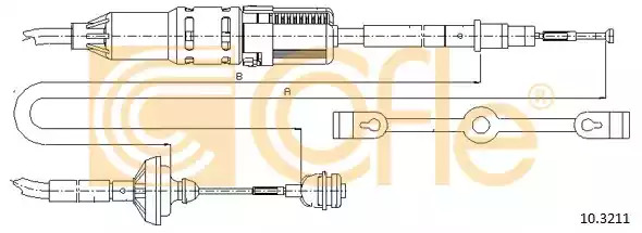 Трос COFLE 10.3211 (92.10.3211)