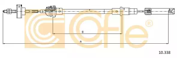 Трос COFLE 10.338 (92.10.338)