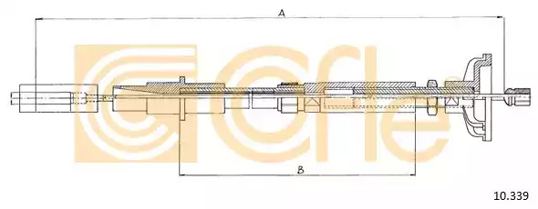 Трос COFLE 10.339 (92.10.339)