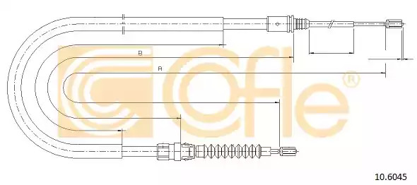 Трос COFLE 10.6045 (92.10.6045)