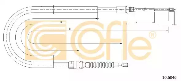 Трос COFLE 10.6046 (92.10.6046)