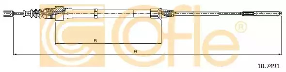 Трос METZGER 10.7491