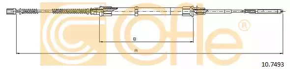 Трос COFLE 10.7493 (92.10.7493)