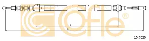 Трос COFLE 10.7620 (92.10.7620)