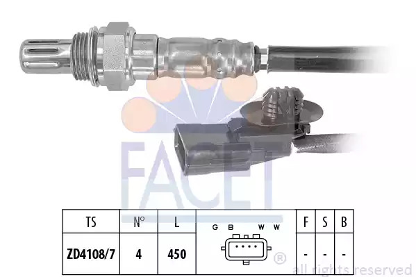 Датчик FACET 10.8169 (EPS 1.998.169, KW 498 169)