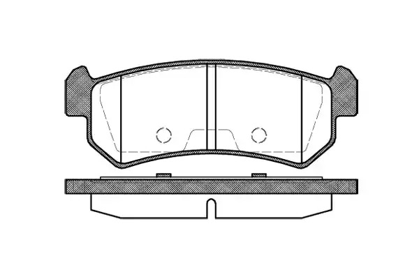 Комплект тормозных колодок REMSA 1048.00 (PCA104800, D1036-7939, D1315-7939)