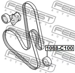 Ролик FEBEST 1088-C100