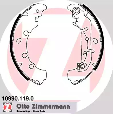 Комлект тормозных накладок ZIMMERMANN 10990.119.0