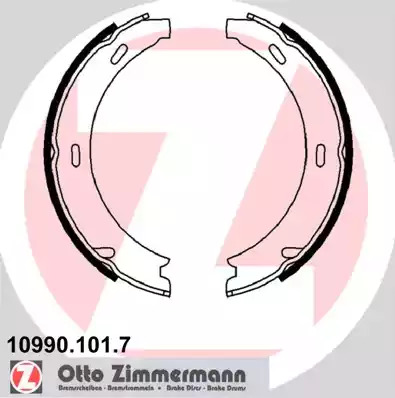 Комлект тормозных накладок ZIMMERMANN 10990.101.7