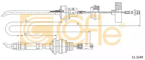 Трос COFLE 11.2149 (92.11.2149)