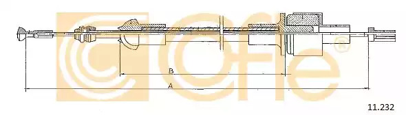 Трос COFLE 11.232 (92.11.232)