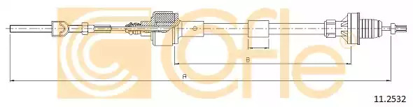 Трос COFLE 11.2532 (92.11.2532)