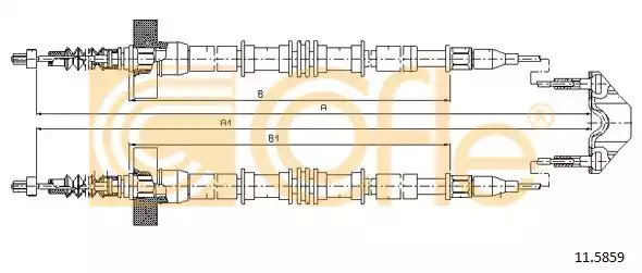 Трос METZGER 11.5859