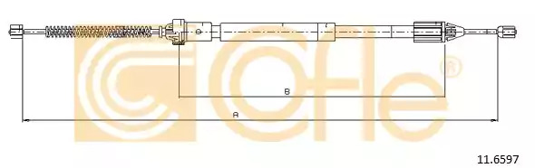 Трос COFLE 11.6597 (92.11.6597)