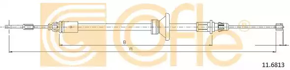 Трос COFLE 11.6813 (92.11.6813)