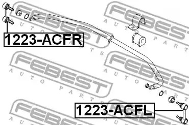 Стойка FEBEST 1223-ACFL