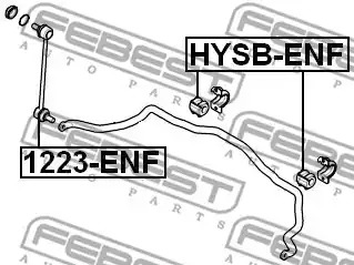 Стойка FEBEST 1223-ENF