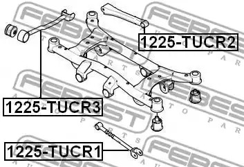 Рычаг независимой подвески колеса FEBEST 1225-TUCR2