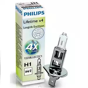 Лампа накаливания PHILIPS 12258LLECOC1 (GOC 36187230, H1)